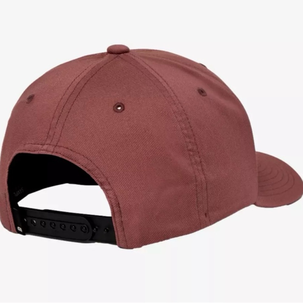 Travis Mathew Maroon Hat With Patch - image 4